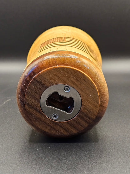 American Whiskey Glass Maple/Walnut